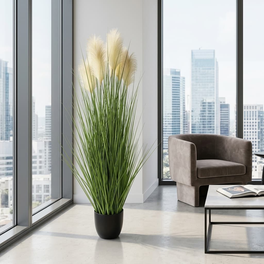 150cm Tall Artificial Grass Plant detail 4