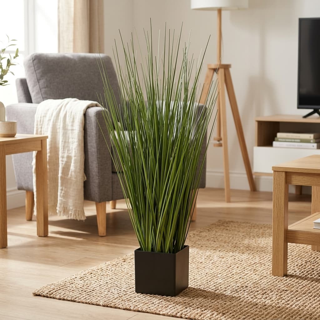 70cm Lush Artificial Grass Plant detail 2
