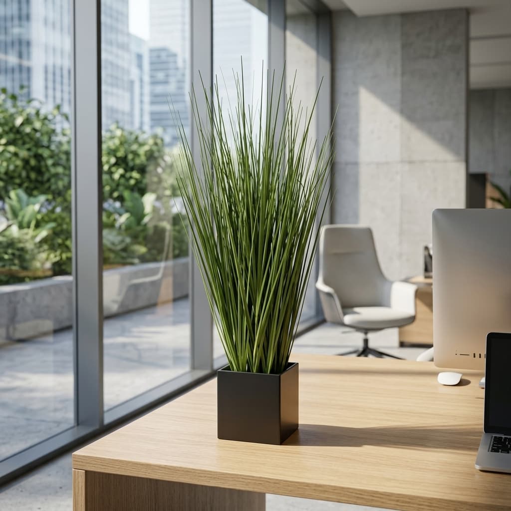 70cm Lush Artificial Grass Plant detail 4