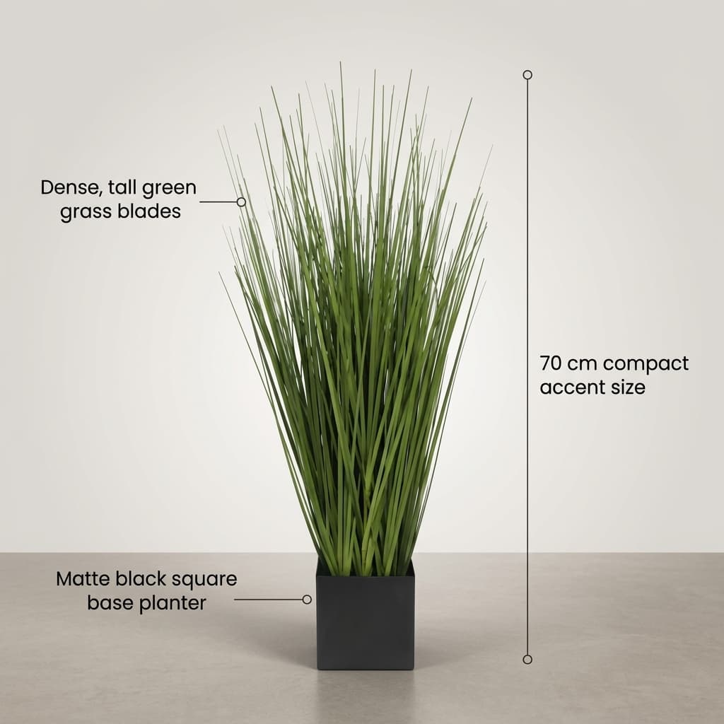 70cm Lush Artificial Grass Plant detail 5