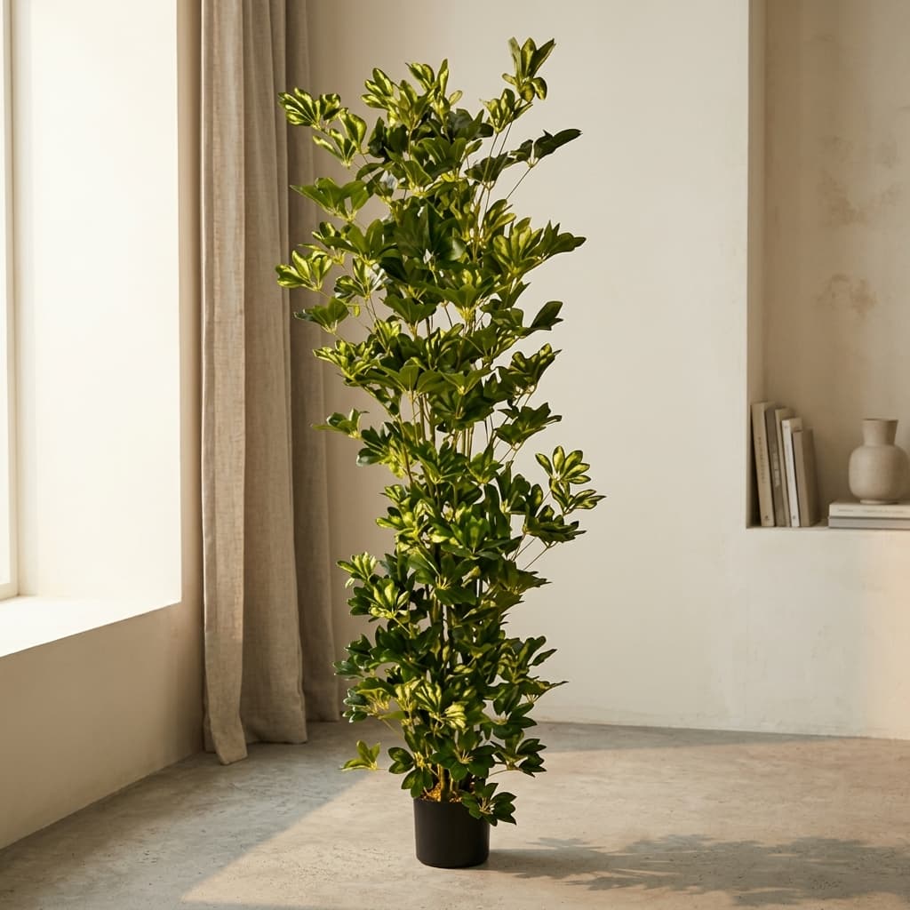 190cm Premium Artificial Schefflera detail 3