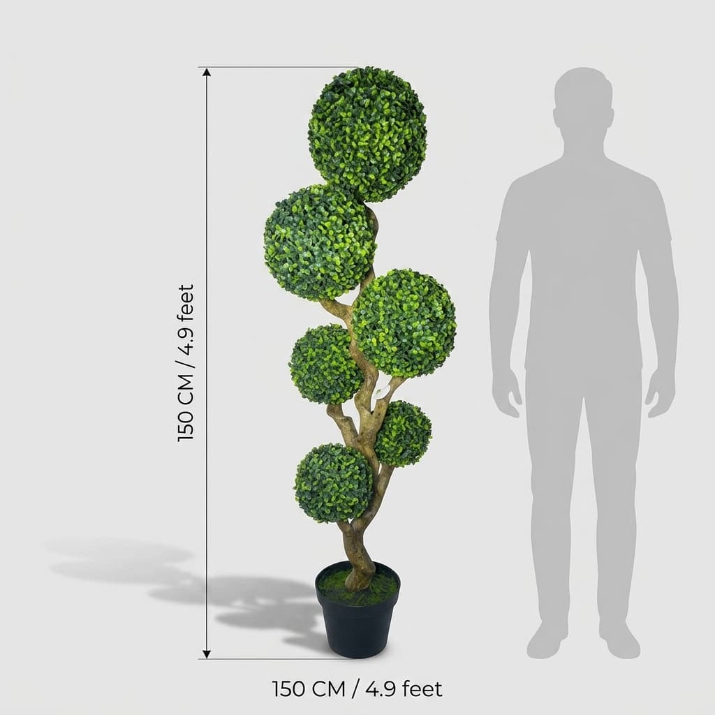150cm Majestic Artificial Bonsai Tree detail 3