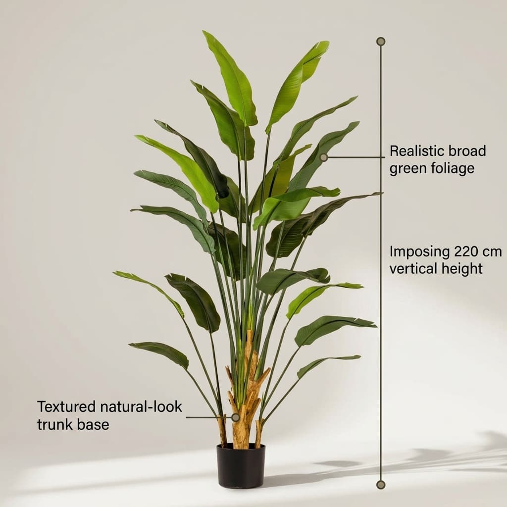 220cm Extra Tall Artificial Paradise Plant Fake Plant detail 5