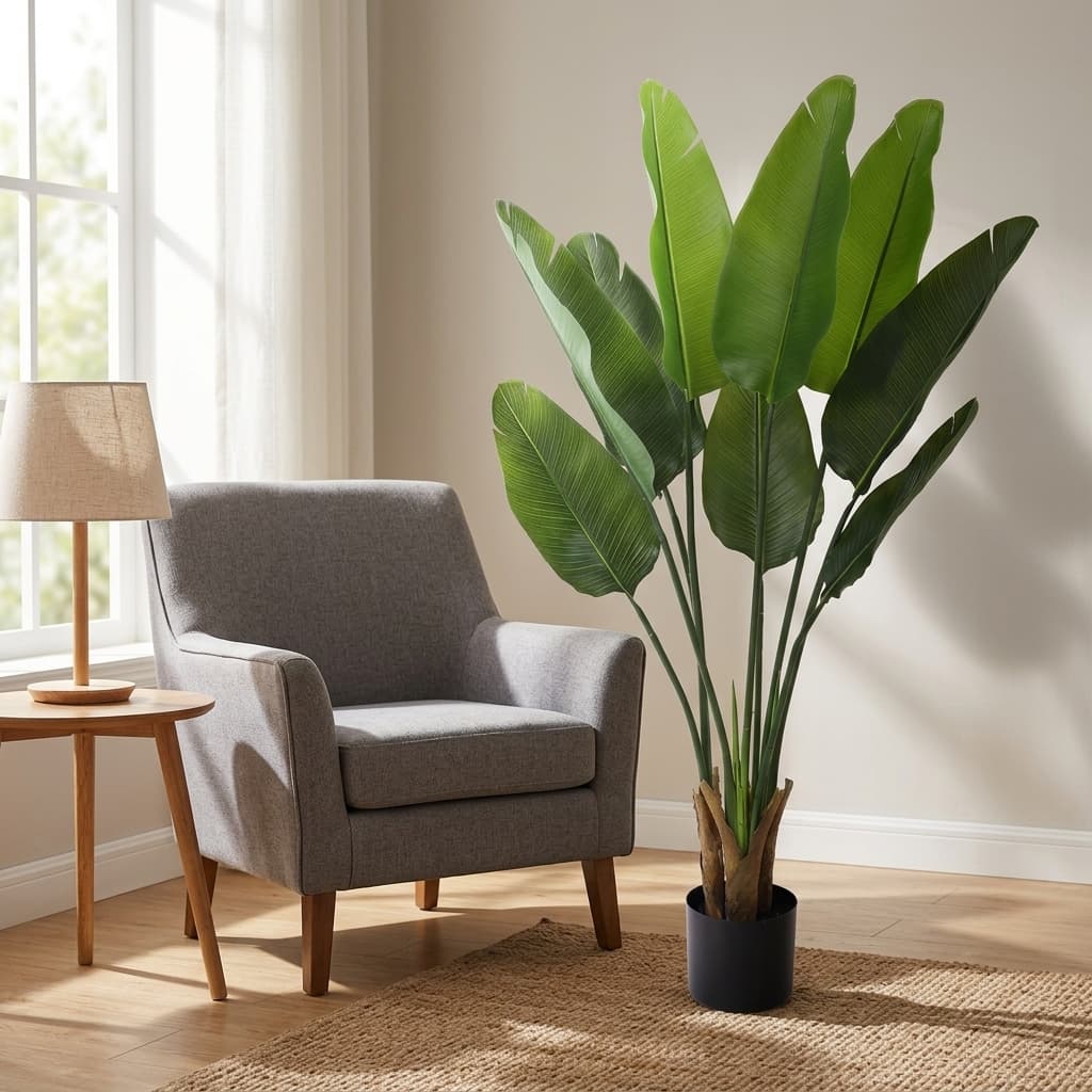 120cm Tall Artificial Ficus Tree Fake Plant detail 2