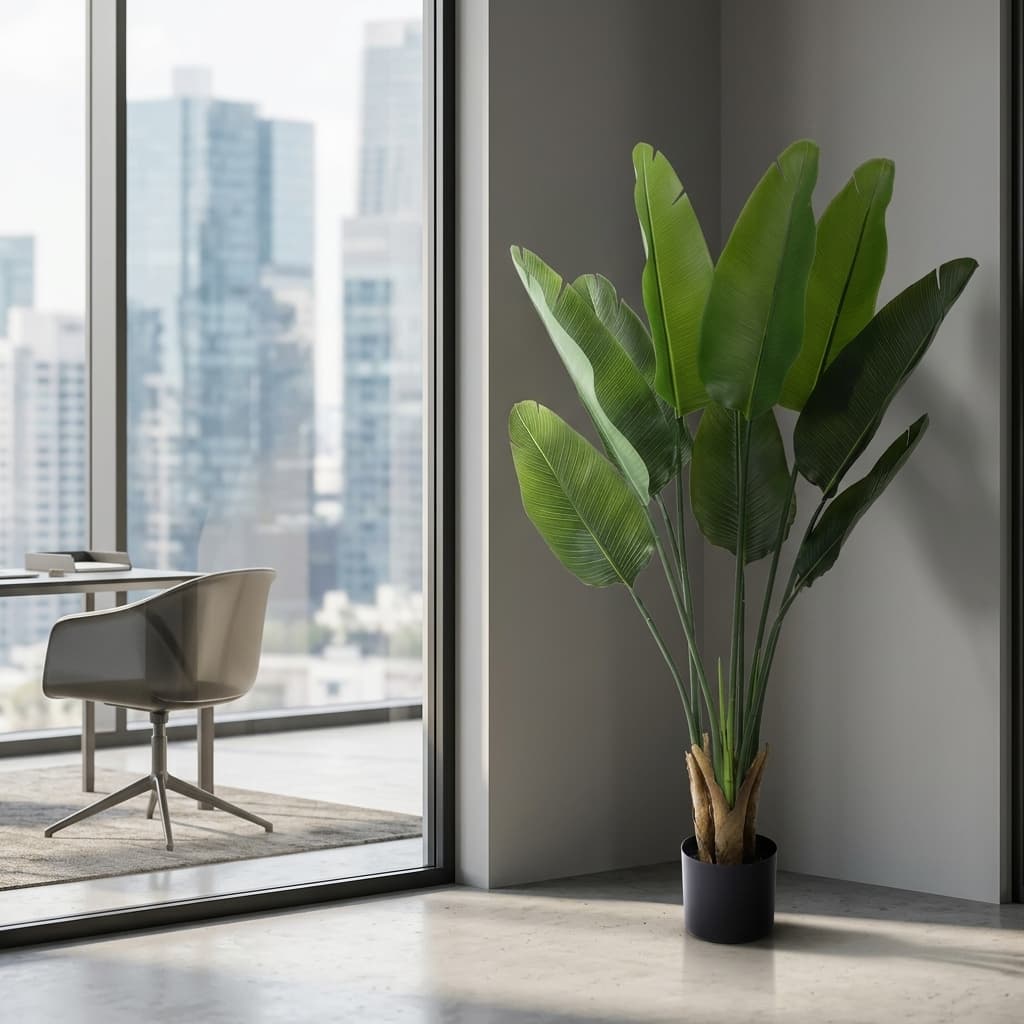 120cm Tall Artificial Ficus Tree Fake Plant detail 4
