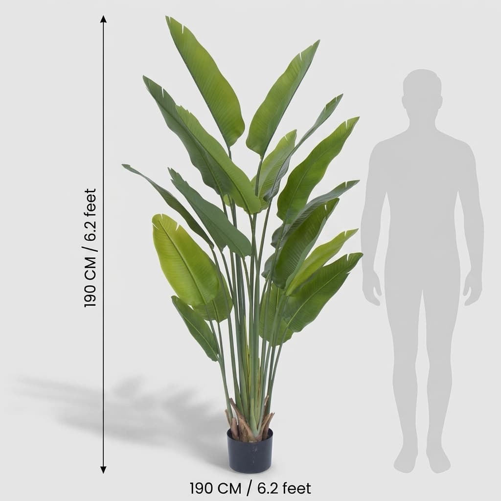 190cm Tall Artificial Ficus Tree Fake Plant detail 3