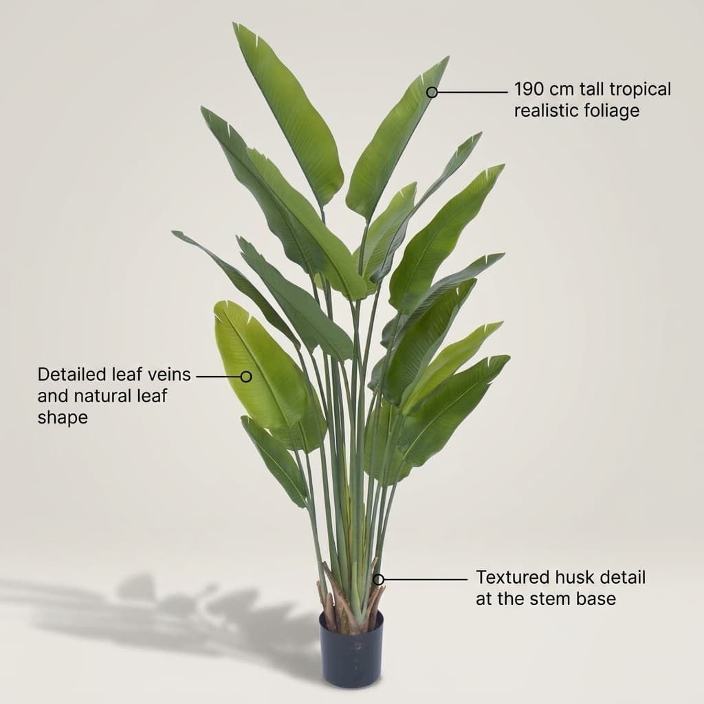 190cm Tall Artificial Ficus Tree Fake Plant detail 5
