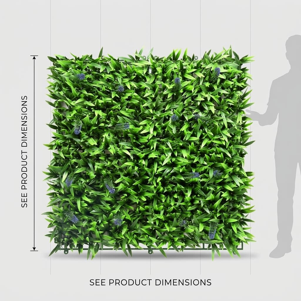 Premium Green Wall Panel MA193 1mx1m detail 5