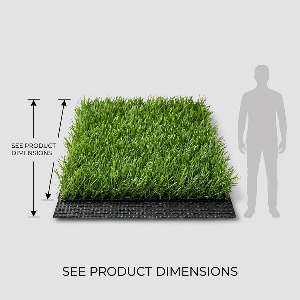 HD Green 35mm High Density Turf detail 3