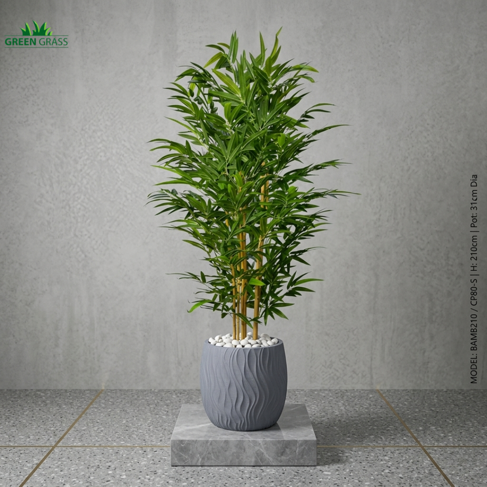 210cm Realistic Artificial Bamboo Tree
